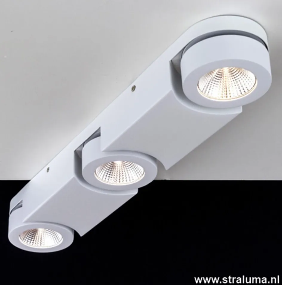 Plafondspot Montreal 3L balk wit 3000k>Straluma Discount