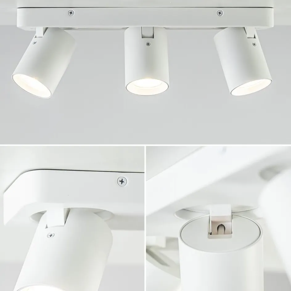 Plafondspot Oliver 3L balk wit gu10>Straluma Discount