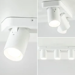 Plafondspot Oliver 3L balk wit gu10><noscript><img width=