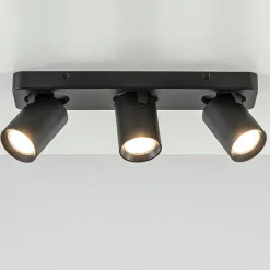 Plafondspot Oliver 3L balkzwart gu10>Straluma Discount