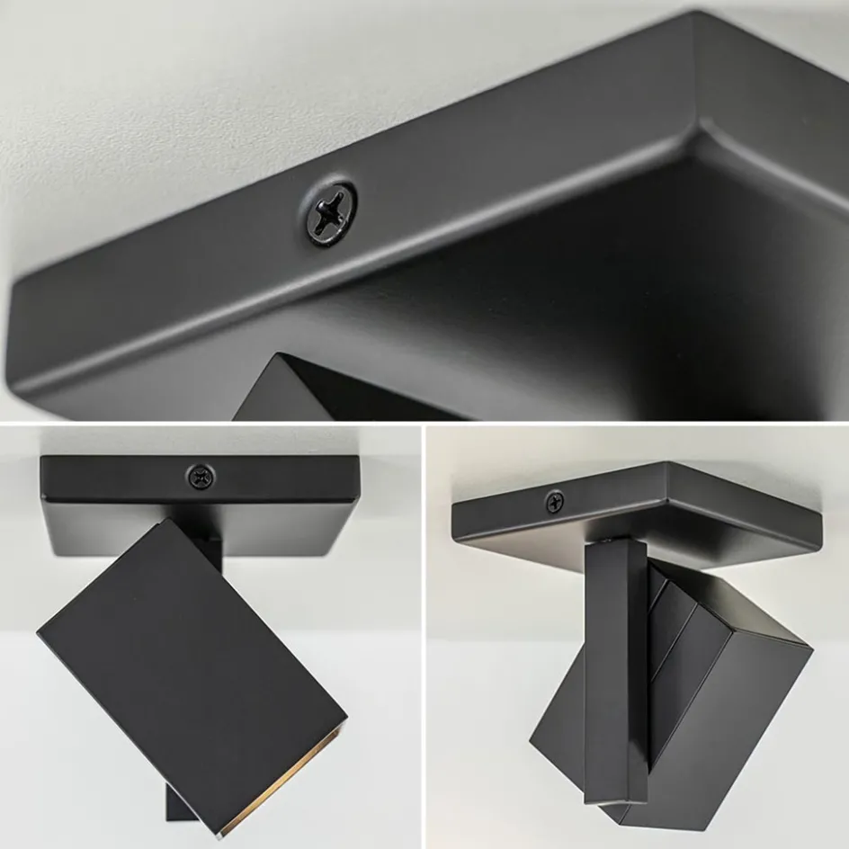 Plafondspot Oslo 1L zwart gu10>Straluma Online