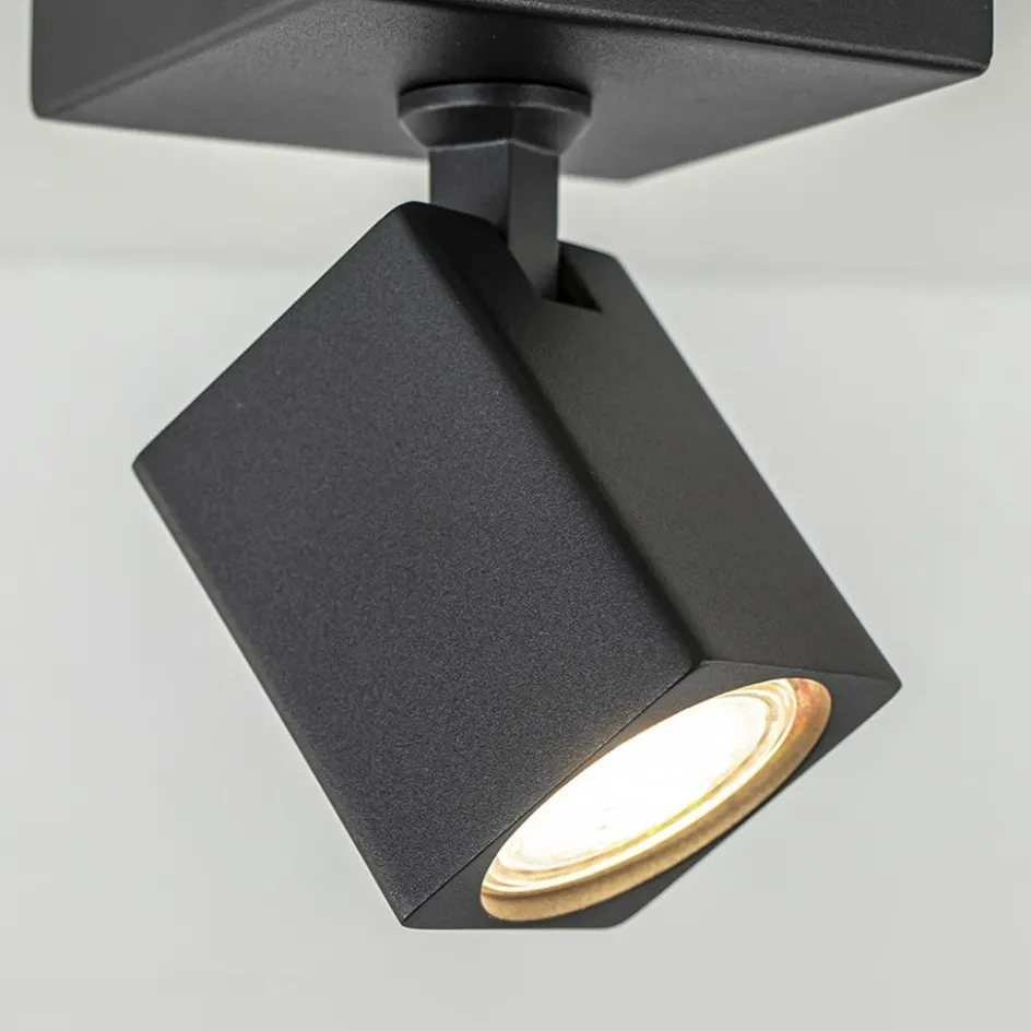 Plafondspot Quadro 1L zwart gu10>Straluma Sale