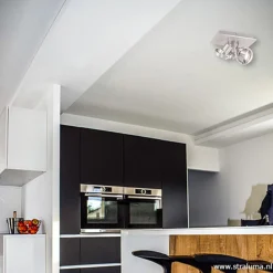 Plafondspot Quatro 2L alu led incl.gu10></noscript>Straluma Sale