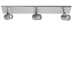 Plafondspot Rain 3L balk nikkel IP44>Straluma Best