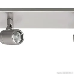 Plafondspot Rain 3L balk nikkel IP44></noscript>Straluma Best