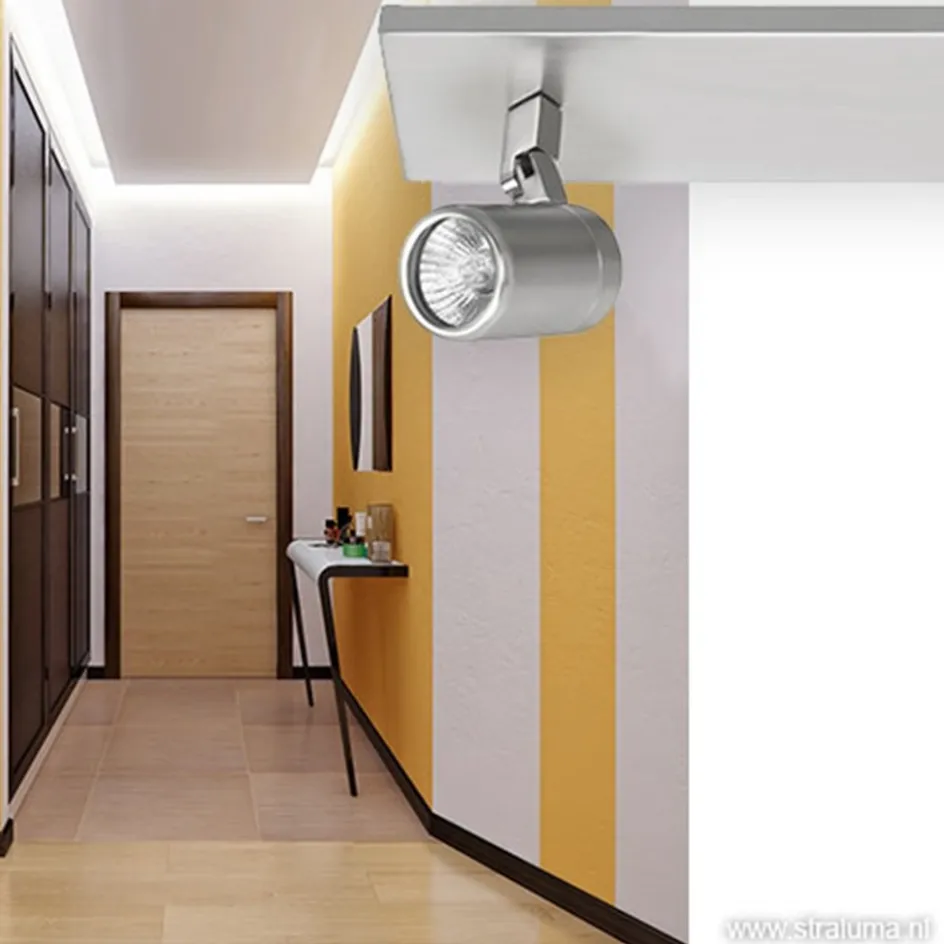 Plafondspot Rain 2L balk nikkel IP44>Straluma Online