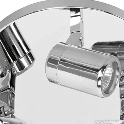 Plafondspot Rain 3l rond chroom IP44></noscript>Straluma Discount