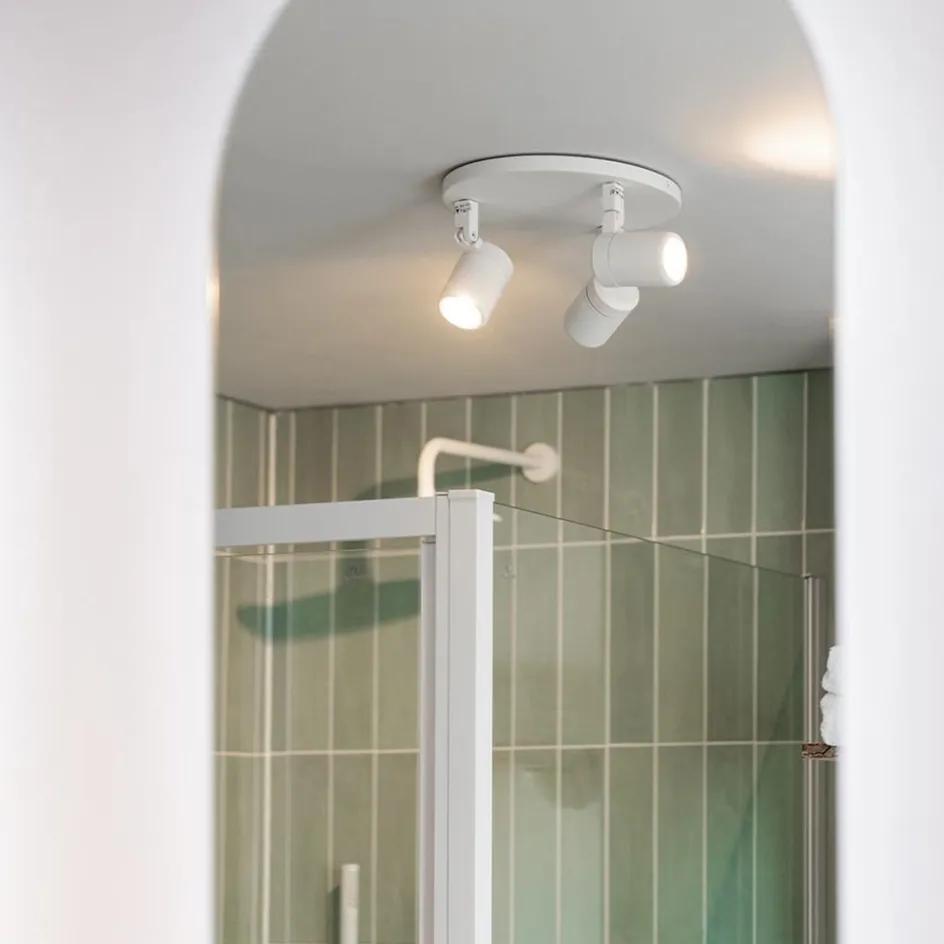 Plafondspot Rain 3L rond wit IP44>Straluma Best