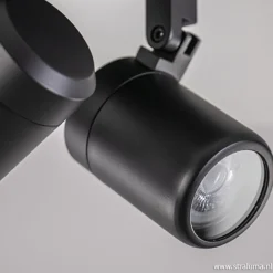 Plafondspot Rain 2L rond zwart IP44></noscript>Straluma New