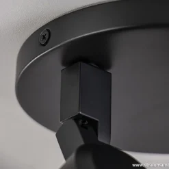 Plafondspot Rain 2L rond zwart IP44></noscript>Straluma New