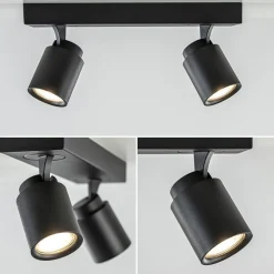 Plafondspot Razza 2L balk zwart gu10><noscript><img width=