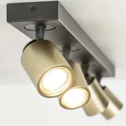 Plafondspot Razza 4L balk zwart/matgoud></noscript>Straluma Outlet