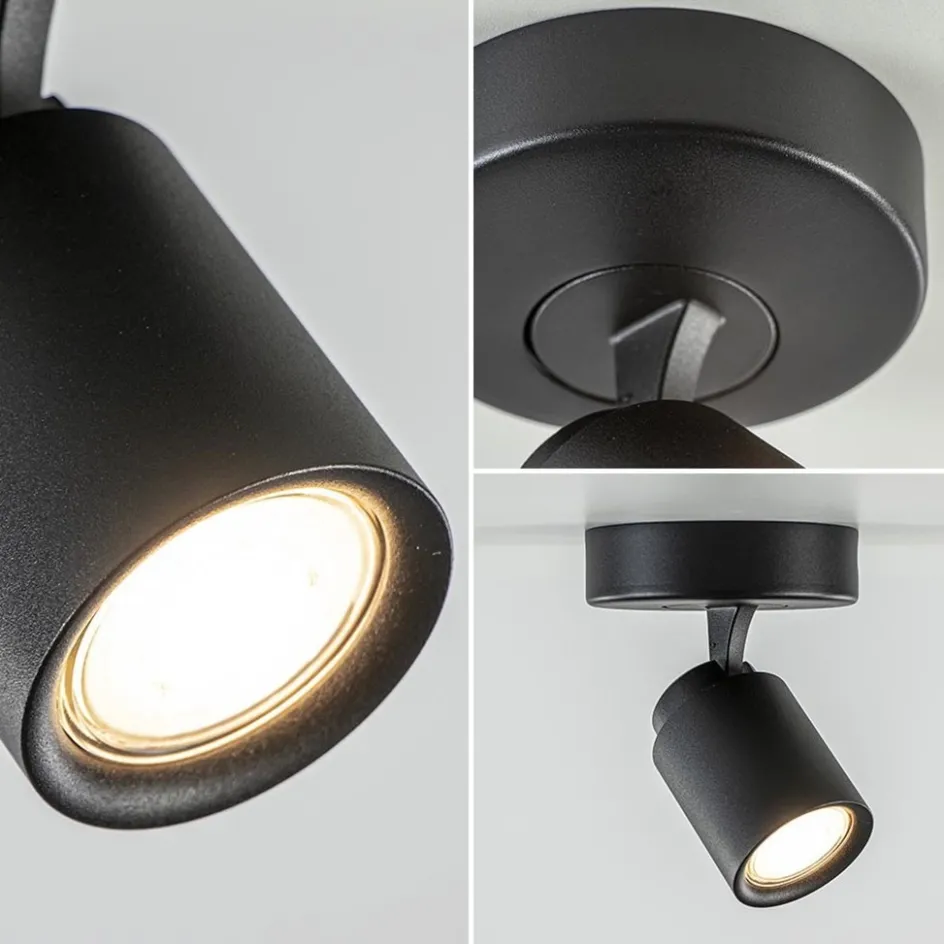 Plafondspot Razza 1L zwart gu10>Straluma