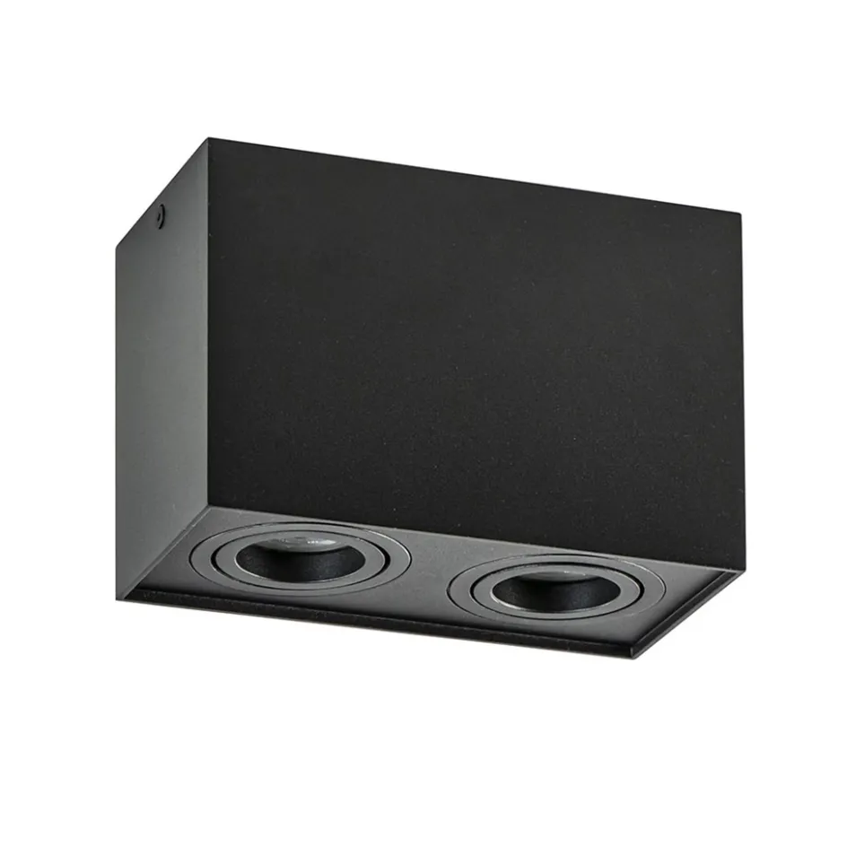 Plafondspot Rebel box 2l zwart gu10>Straluma Online