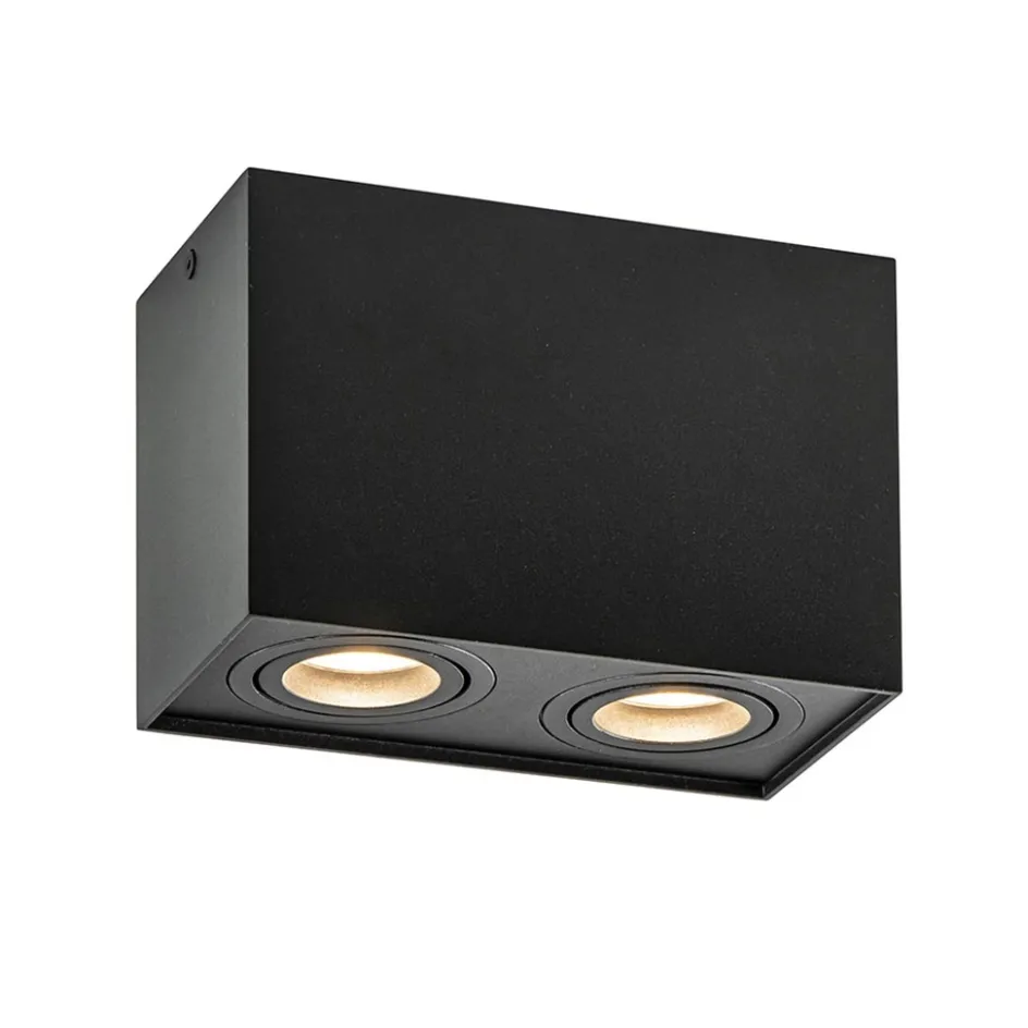 Plafondspot Rebel box 2l zwart gu10>Straluma Online