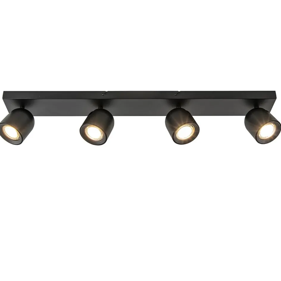 Plafondspot Solare 4l balk zwart>Straluma Discount