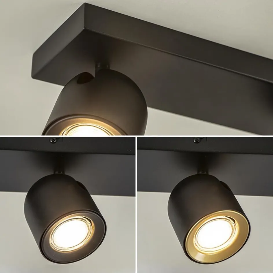 Plafondspot Solare 4l balk zwart>Straluma Discount