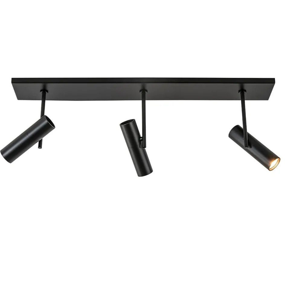 Plafondspot Trend 3L balk zwart gu10mini>Straluma Best