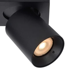 Plafondspot tube 2-L zwart incl.gu10 dtw></noscript>Straluma Discount