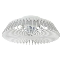 Plafondventilator mini wit inclusief dimbaar LED>Straluma Outlet