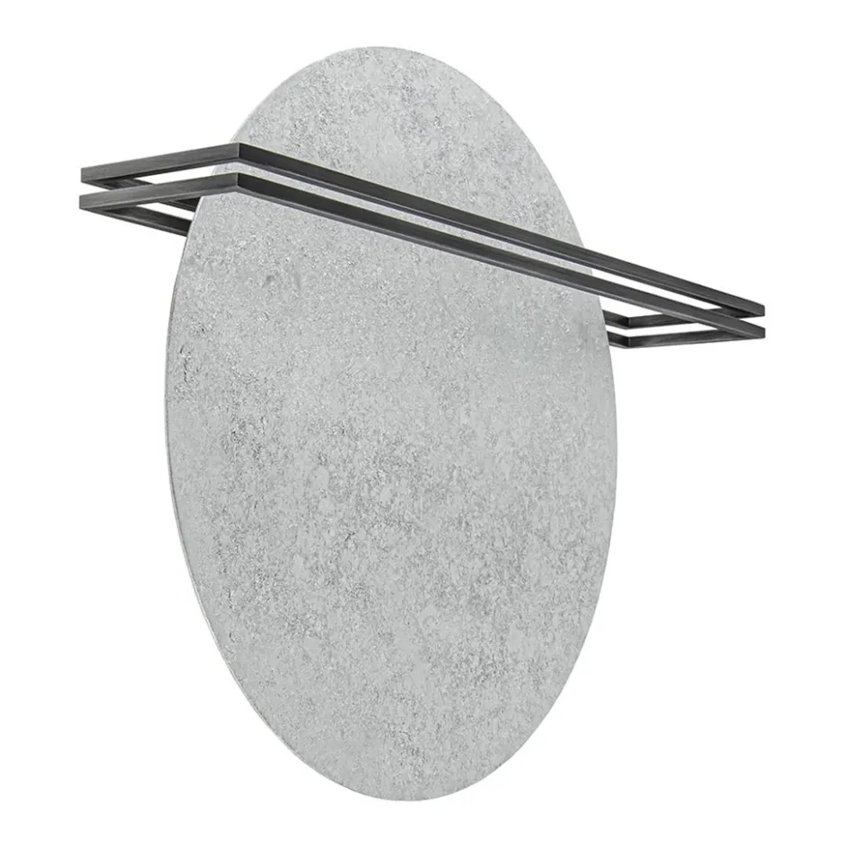 Plafond/wandl. Essenza silver powd/iron>Straluma Discount