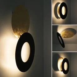 Plafond/wandlamp Vera 21 goldleaf/zwart><noscript><img width=