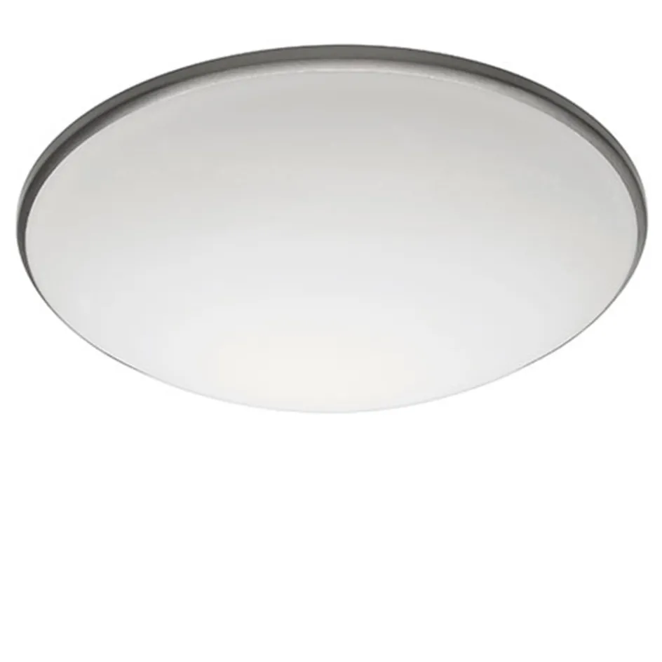 Plafonnière Art nikkel/wit 30cm>Straluma Clearance