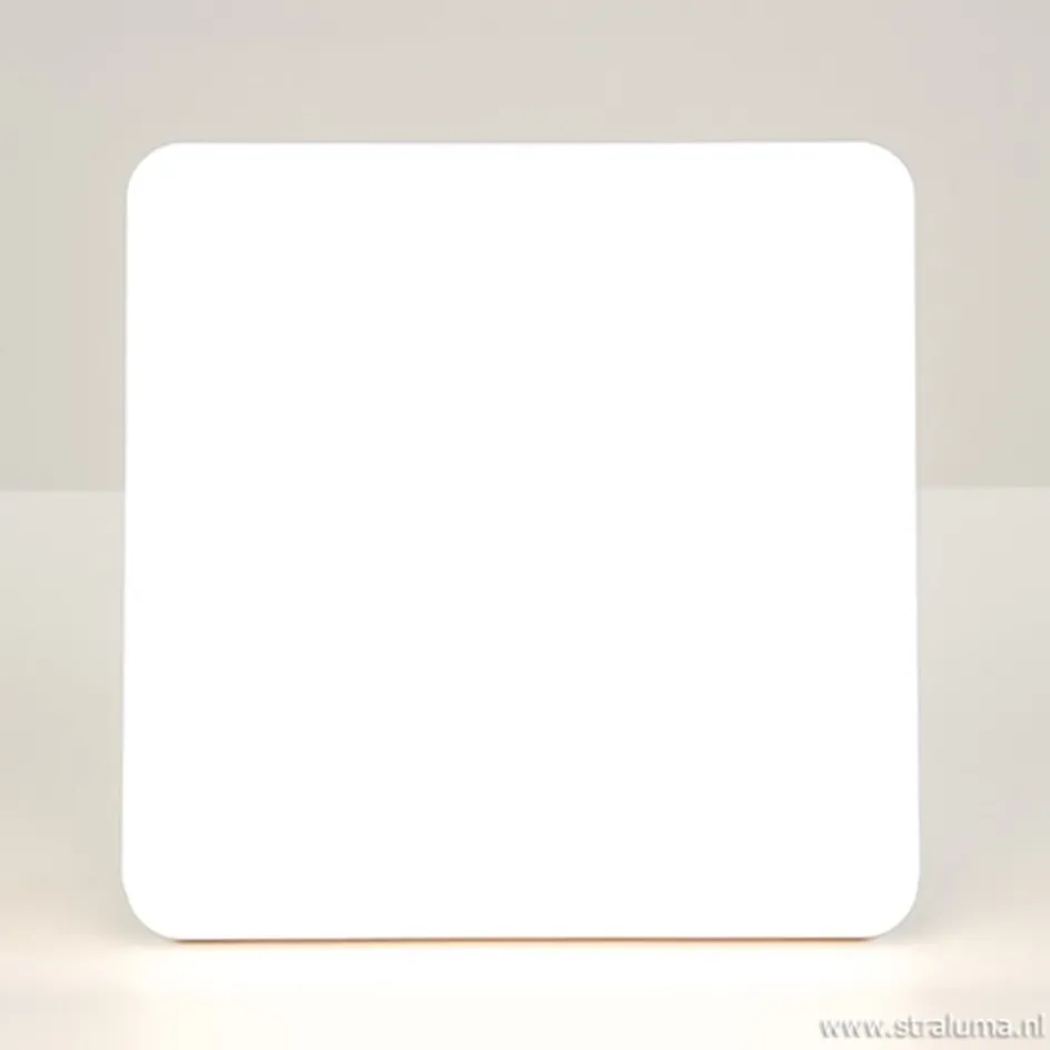 Plafonnière Basic square wit 3000K IP44>Straluma Outlet