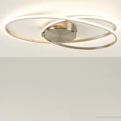 Plafonnière Eclipse nikkel led 3-st.dimb>Straluma Online