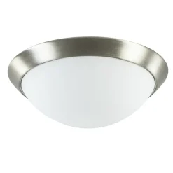 Plafonnière modern met staal en glas>Straluma