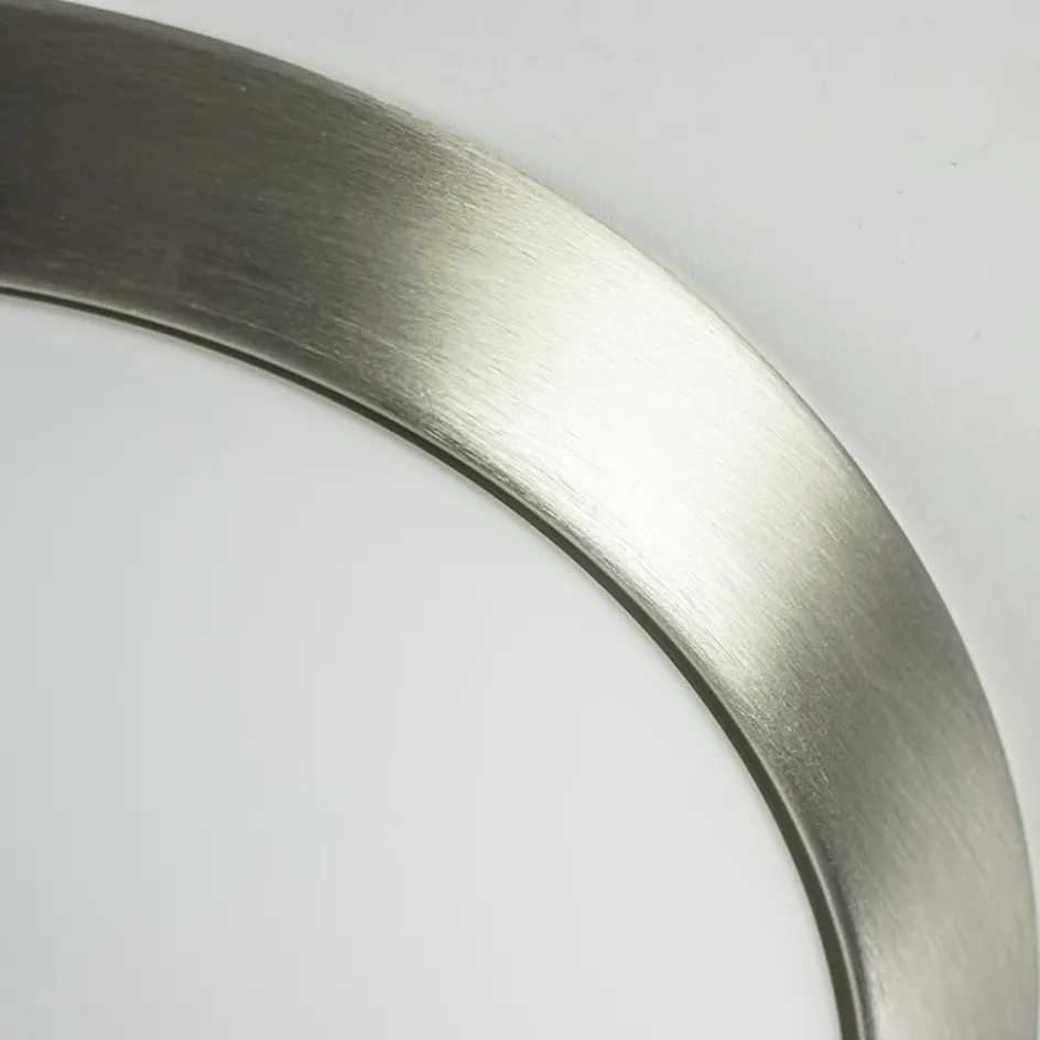 Plafonnière modern met staal en glas>Straluma