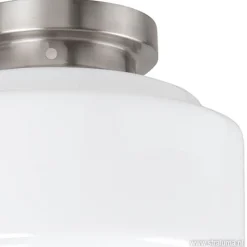 Plafonnière retro opaal glas/staal><noscript><img width=