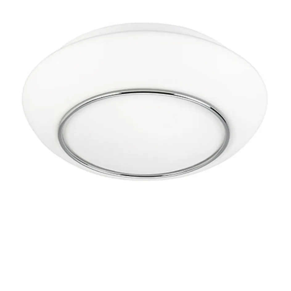 Plafonnière Tornado chroom/wit 30cm IP44>Straluma Discount