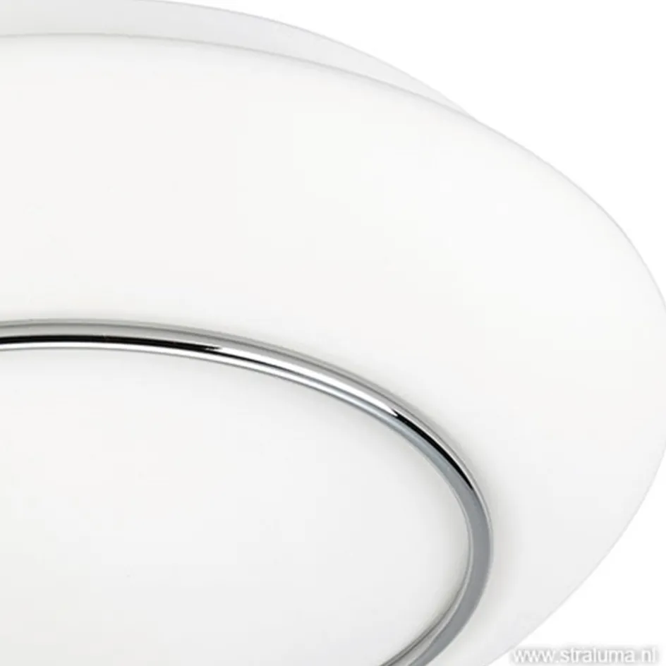 Plafonnière Tornado chroom/wit 30cm IP44>Straluma Discount