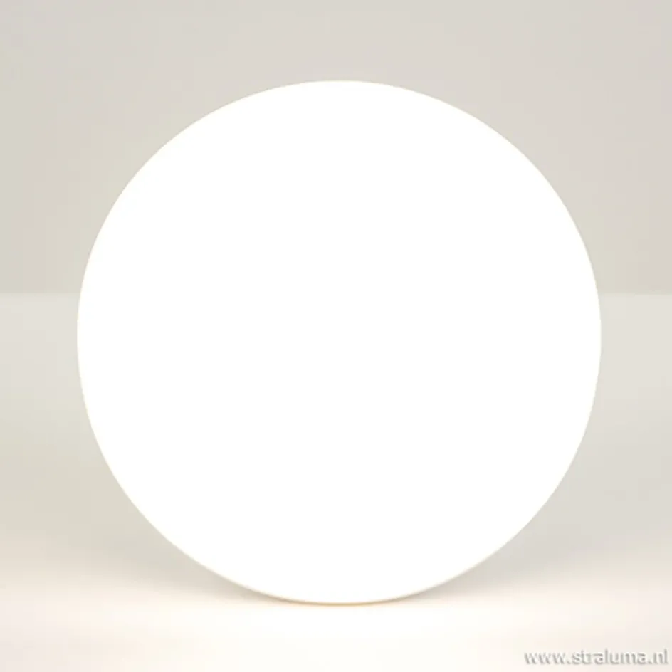 Plafonnière wit 27cm led 3000k IP44>Straluma Hot