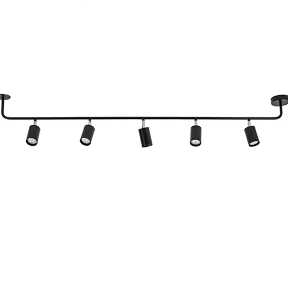 Rail zwart 5-lichts 160cm gu10>Straluma Best