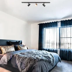 Railsysteem zwart 1mtr compleet met 3xspot></noscript>Straluma Outlet