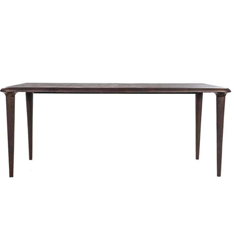 Rechthoekige eettafel Jiska bruin mangohout 250x100 cm>Straluma Outlet