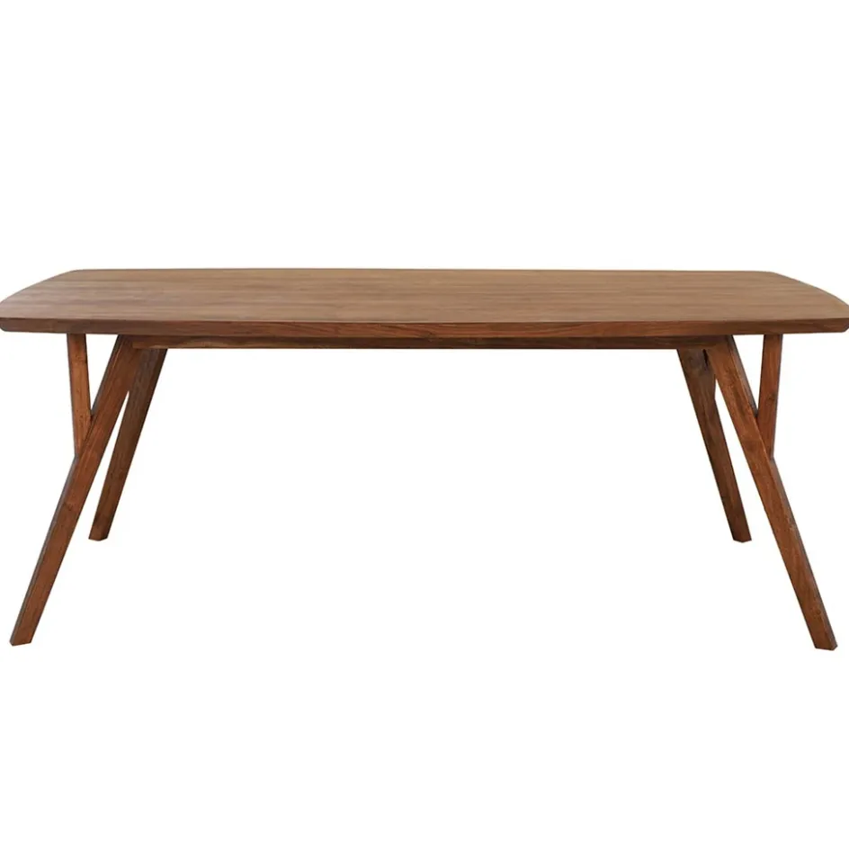 Rechthoekige eettafel Quenza acaciahout 200x100 cm>Straluma