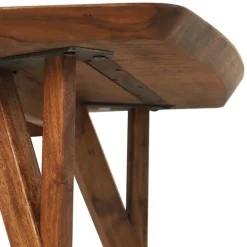 Rechthoekige eettafel Quenza acaciahout 200x100 cm><noscript><img width=