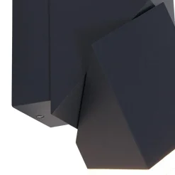 Rechthoekige LED buitenlamp verstelbaar zwart aluminium></noscript>Straluma Online