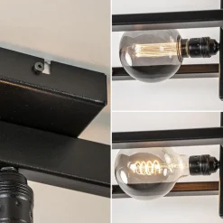 Rechthoekige plafondlamp triple square mat zwart></noscript>Straluma Sale