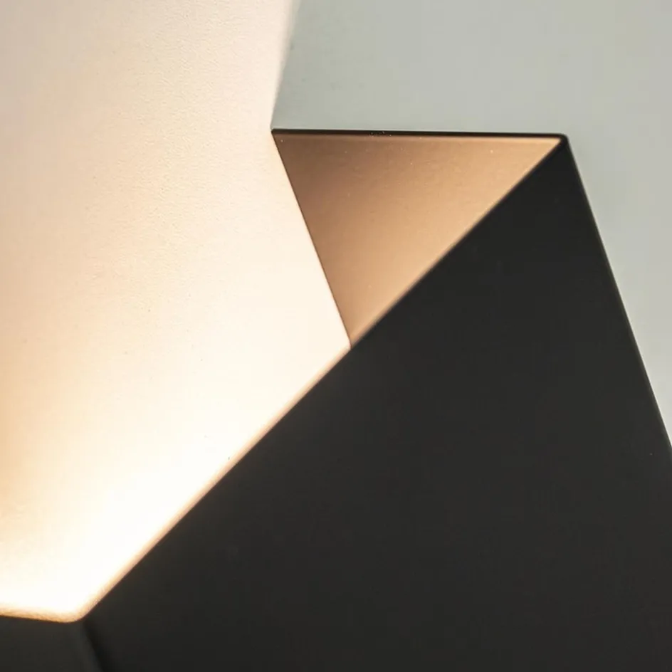 Rechthoekige wandlamp mat zwart G9>Straluma Discount