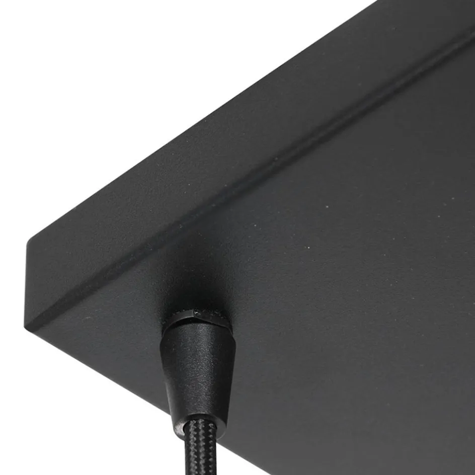 Retro 6-lichts hanglamp opaal glas met relief>Straluma Best