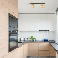 Retro plafondlamp zwart met amber glas verstelbaar></noscript>Straluma Discount