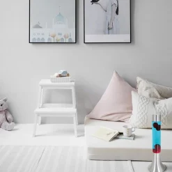 Retro tafellamp lava blauw met rood><noscript><img width=