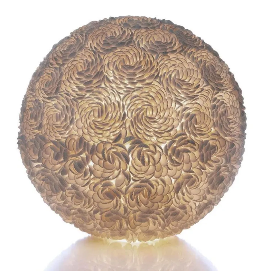 Romantische tafellamp schelpen rozen>Straluma Online