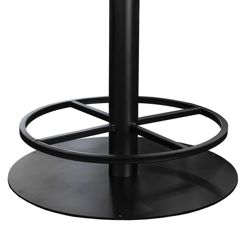 Ronde bartafel Woodstock grijs/zwart Ø130x92 cm>Straluma Hot