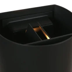 Ronde LED buitenlamp zwart inclusief lichtsensor></noscript>Straluma Sale