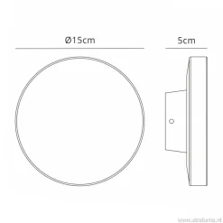 Ronde LED wandlamp tuin antraciet></noscript>Straluma Discount